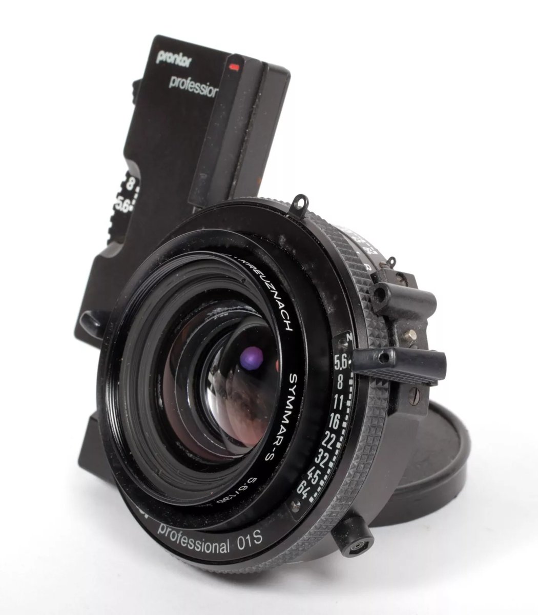Schneider Symmar S MC 135mm F5.6 lens in Prontor Pro #S01 Schneider Symmar S MC 135mm F5.6 lens in Prontor Pro #S01